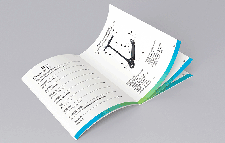 產品說明書的<strong>印刷</strong>