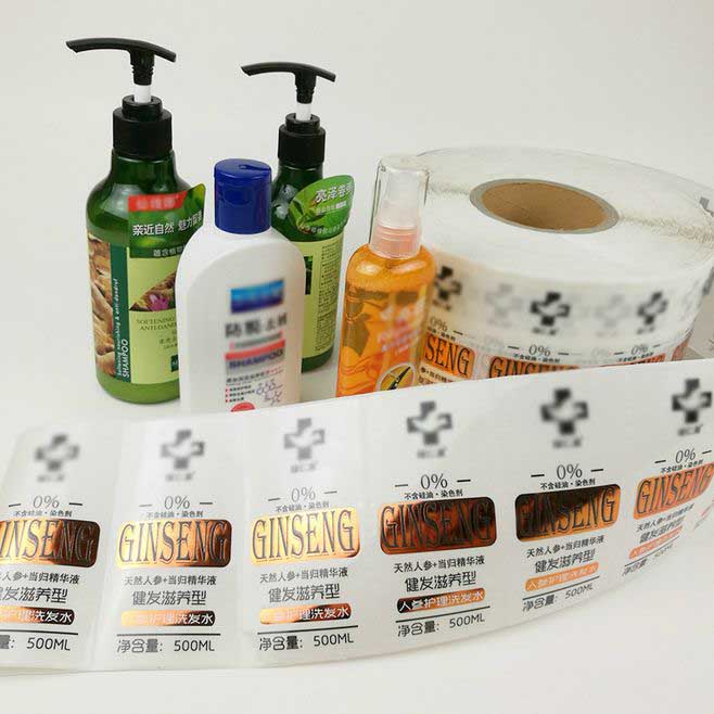 卷筒不干膠印刷廣泛應用在日化用品  第1張